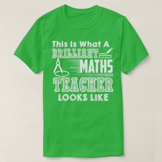 数学の先生これは何を鮮やかな数学のティーシュ Tシャツ (デザイン正面)