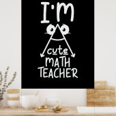 数学の先生です 私は数学の先生です ポスター (キッチン)