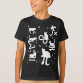 数学の先生のためのMath Cat Math Tシャツ (正面)