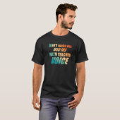 数学の先生の口調で話させないで Tシャツ (正面フル)