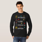 数学の先生の考える間違いが起こる Tシャツ (正面フル)