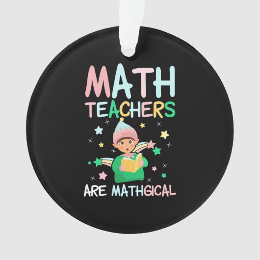 数学の先生は数学である オーナメント (正面)