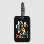数学の先生は良い日だ感動的 ラゲッジタグ (正面縦)