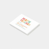 数学の先生は、通常の先生のみのクール方法 ポストイット (アングル)