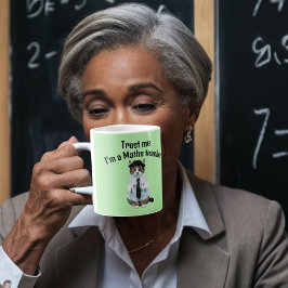 数学の先生ギフト私に数学教授を信頼 コーヒーマグカップ