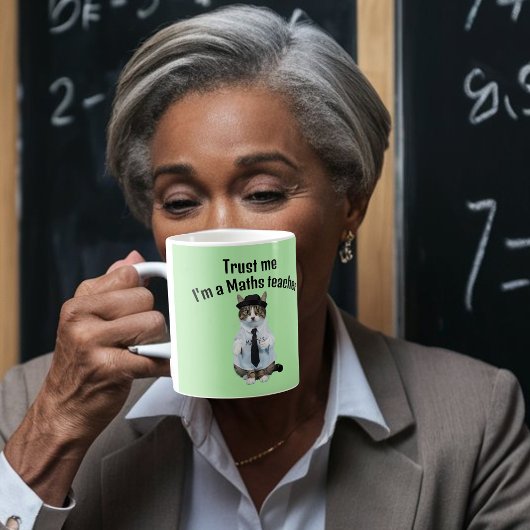 数学の先生ギフト私に数学教授を信頼 コーヒーマグカップ
