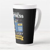 数学の先生優しさを計算 カフェラテマグ (右アングル)