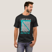 数学の先生得Iスキル Tシャツ (正面フル)
