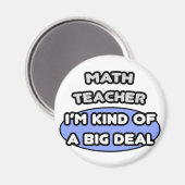 数学の先生...大きな問題の種類 マグネット (正面/裏面)