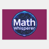 数学の先生 数学の伝道師 ラッピングペーパーシート (正面2)