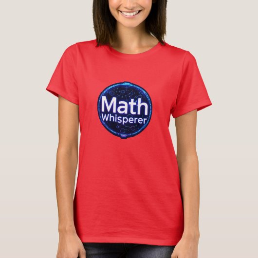 数学の先生 数学の伝道師 Tシャツ (正面)