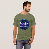 数学の先生 数学の指南役 Tシャツ (正面フル)