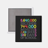 数学の公式 100日目の学校 数学教師 キッズ  マグネット (正面/裏面)