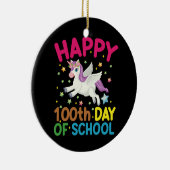 数学の公式 100日目の学校 面白い数学の先生 セラミックオーナメント (右)