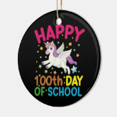 数学の公式 100日目の学校 面白い数学の先生 セラミックオーナメント (左)