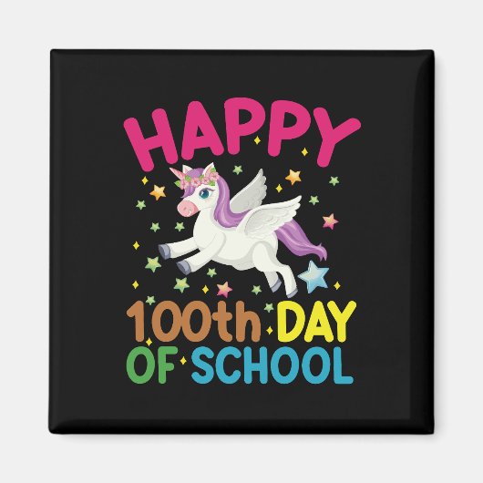 数学の公式 100日目の学校 面白い数学の先生 マグネット (正面)