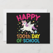 数学の公式 100日目の学校 面白い数学の先生 招待状 (正面)