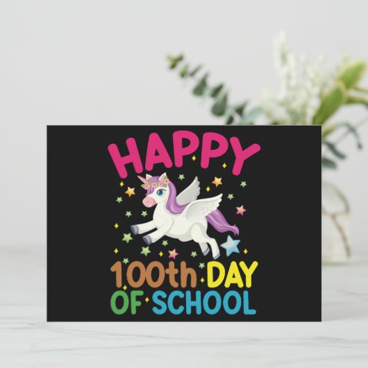数学の公式 100日目の学校 面白い数学の先生 招待状 (スタンド正面)