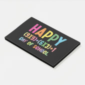 数学の公式 100日間の学校生活 面白い数学の先生 ポストイット (アングル)