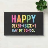 数学の公式 100日間の学校生活 面白い数学の先生 ポストイット (オフィス)