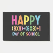 数学の公式 100日間の学校生活 面白い数学の先生 ポストイット (正面)