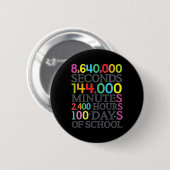 数学の公式 100日 学校 数学教師 キッズ 缶バッジ (正面&裏面)