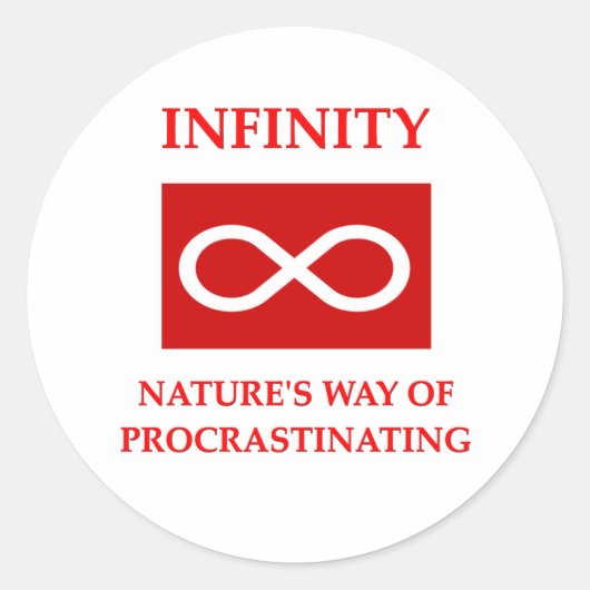 数学の冗談 ラウンドシール (正面)