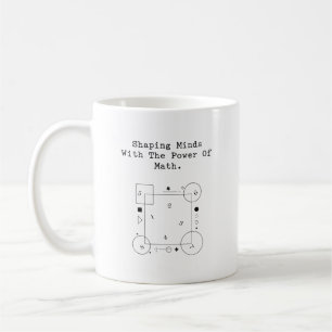 数学の力で心を育てる 未来を拓く教育 コーヒーマグカップ