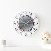 数学の力  ラージ壁時計 (ホーム)