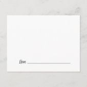 数学の卒業パーティーのアドバイス 卒業生へ エンクロージャーカード (裏面)