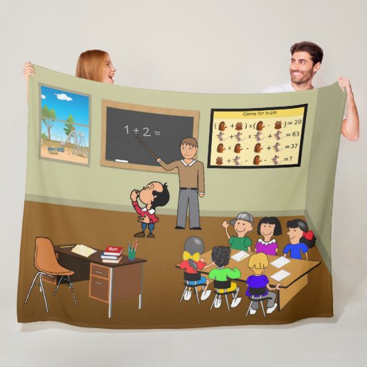 数学の友達 フリースブランケット (インサイチュ)