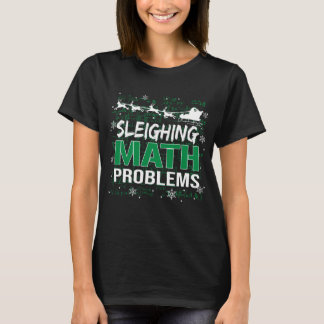 数学の問題をスリリング数学のクリスマスTシャツ Tシャツ