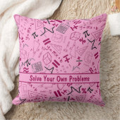 数学の問題を自分で解決すモダンる クッション (ブランケット)