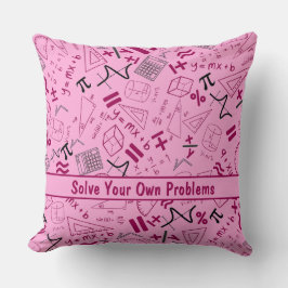 数学の問題を自分で解決すモダンる クッション