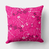 数学の問題を自分で解決すモダンる クッション (裏面)