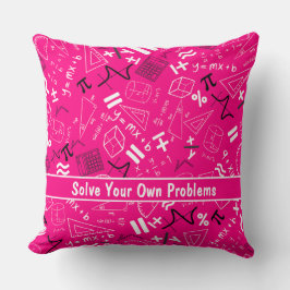 数学の問題を自分で解決すモダンる クッション