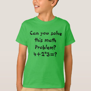 数学の問題 Tシャツ