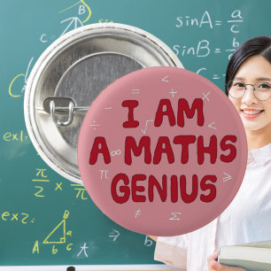 数学の天才先生 缶バッジ