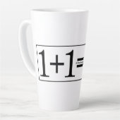 数学の天才 カフェラテマグ (左アングル)
