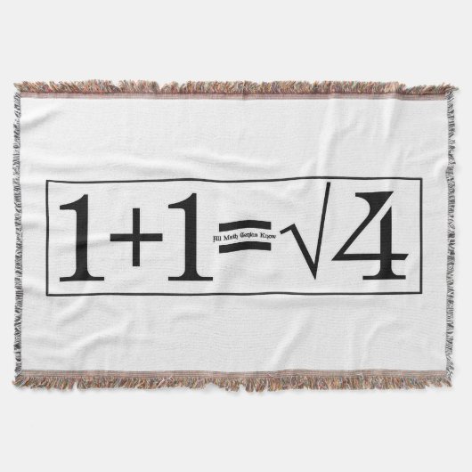 数学の天才 スローブランケット (正面)