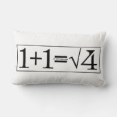 数学の天才 ランバークッション (裏面)