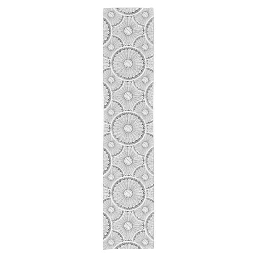 数学の天才Steampunkの九九 ショートテーブルランナー (正面)