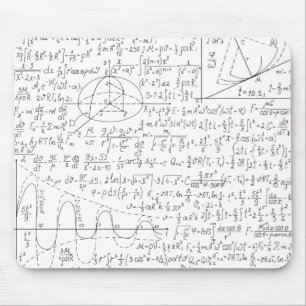 数学の好きな人、数学の式、数学のギーク マウスパッド