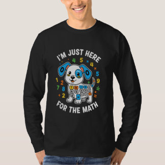 数学の子犬がいるから来ただけの生徒 先生 L Tシャツ