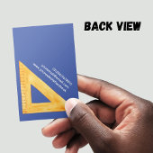 数学の家庭教師先生の家庭教師名刺 名刺