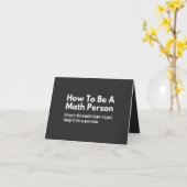 数学の専門家になる方法 カード (黄色い花)