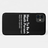 数学の専門家になる方法 Case-Mate iPhoneケース (裏面(横))