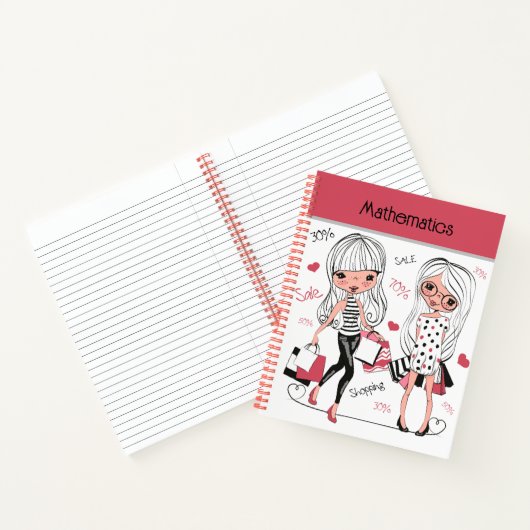 数学の少女たち ノートブック (内部)