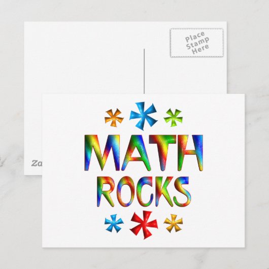 数学の岩石 ポストカード (正面/裏面)