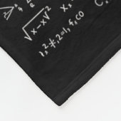 数学の平方根は324歳、楽しい数学 フリースブランケット (角)